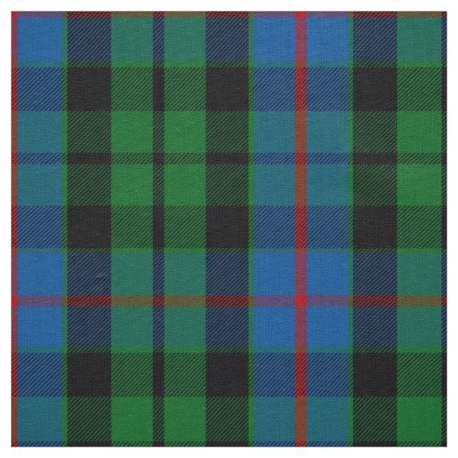 Scottish Clan Morrison Tartan Plaid Fabric (Swatch)