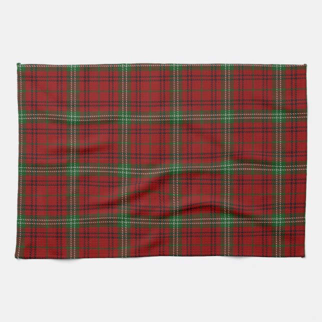 Scottish Clan Morrison Tartan Tea Towel (Horizontal)