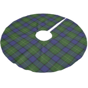 Scottish Clan Muir Tartan Brushed Polyester Tree Skirt