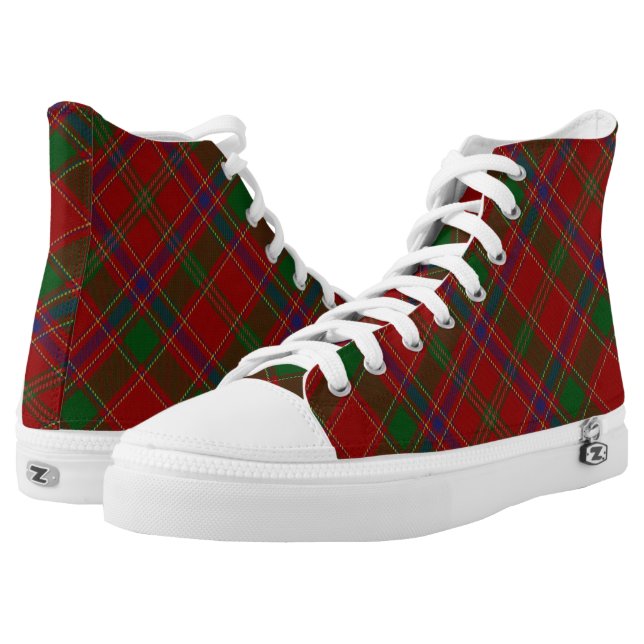 Scottish Clan Munro Tartan High Tops (Pair)