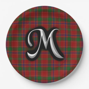 Scottish Clan Munro Tartan Paper Plate