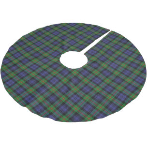 Scottish Clan Murray Tartan Brushed Polyester Tree Skirt