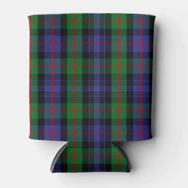 Scottish Clan Murray Tartan Plaid Can Cooler (Front)