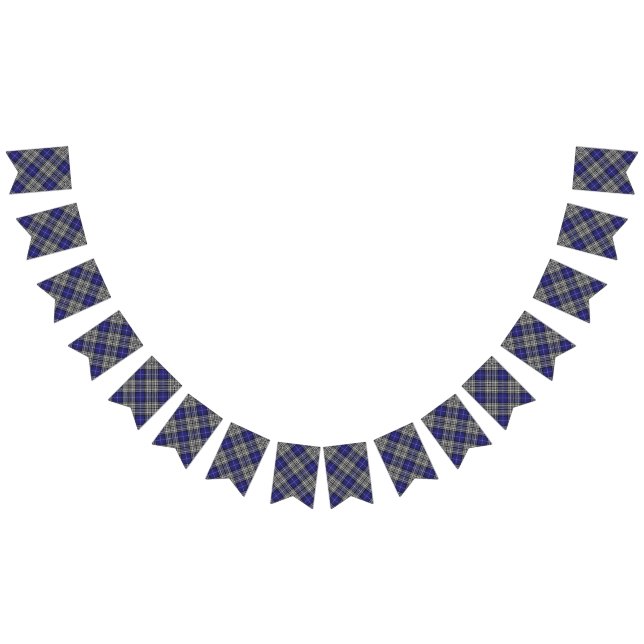 Scottish Clan Napier Tartan Bunting (All)