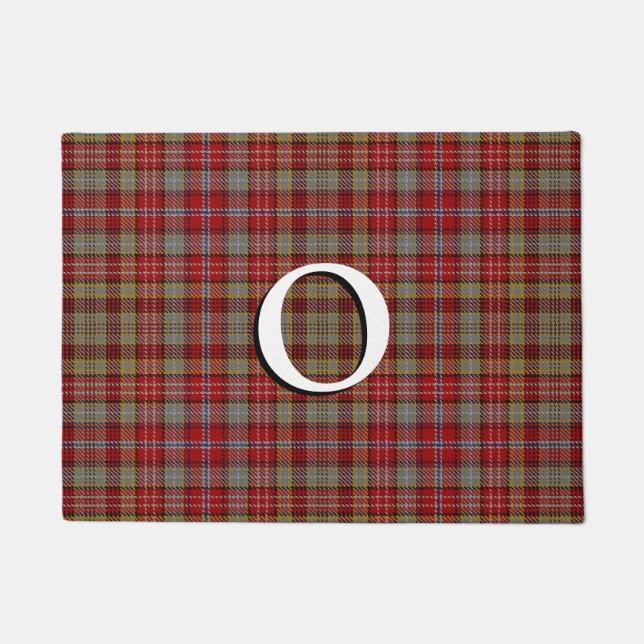 Scottish Clan Ogilvie Ogilvy Tartan Doormat (Front)