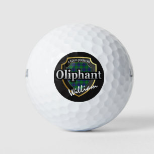 Scottish Clan Oliphant Personalise Your Name Golf Balls