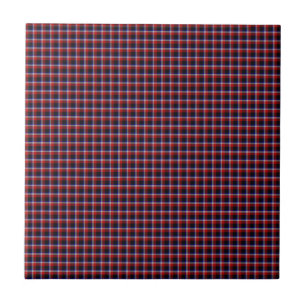 Scottish Clan Plaid Heritage Wall Accent Ceramic Tile