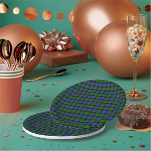 Scottish Clan Plaid  Paper Plate