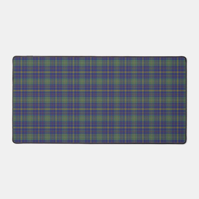Scottish Clan Platt Tartan Plaid Desk Mat (Front)