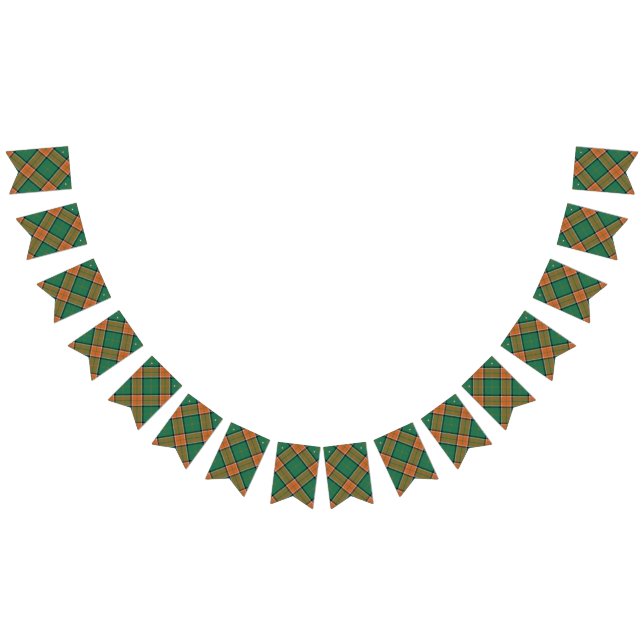 Scottish Clan Pollock Tartan Bunting (All)