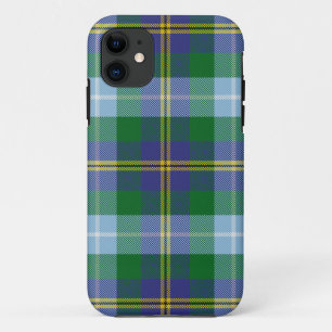Scottish Clan Porteous Tartan Plaid iPhone 11 Case
