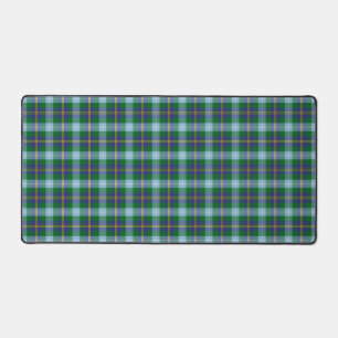 Scottish Clan Porteous Tartan Plaid Desk Mat