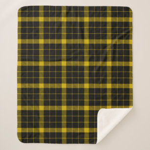 Scottish Clan Raeburn Tartan Plaid Sherpa Blanket