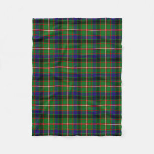 Scottish Clan Reid Tartan Plaid Fleece Blanket