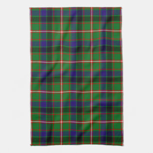 Scottish Clan Reid Tartan Plaid Tea Towel