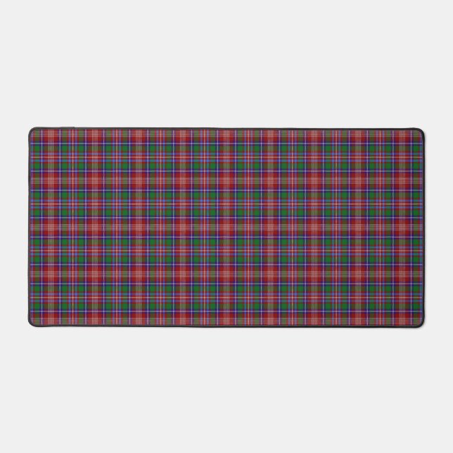 Scottish Clan Ritchie Tartan Plaid Desk Mat (Front)