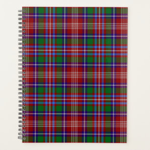 Scottish Clan Ritchie Tartan Plaid Planner