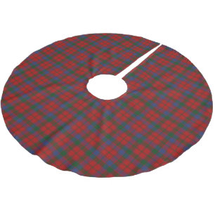 Scottish Clan Robertson Donnachaidh Tartan Brushed Polyester Tree Skirt