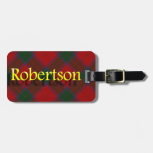 Scottish Clan Robertson Luggage Tag