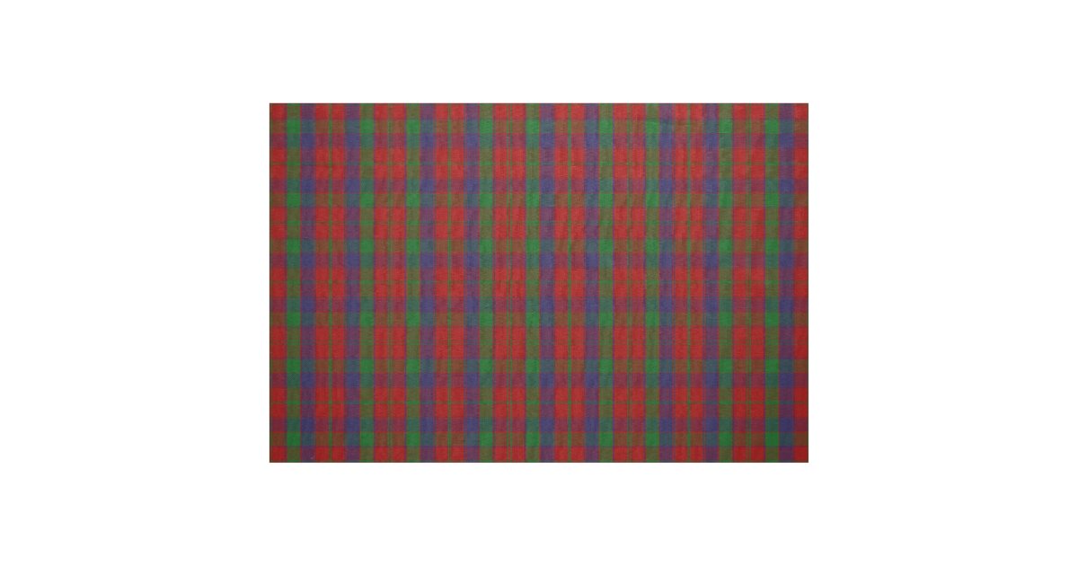 Scottish Clan Robertson Tartan Plaid Fabric Zazzle