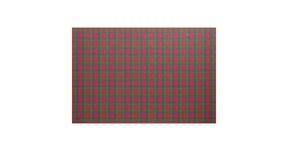 Scottish Clan Robertson Tartan Plaid Fabric Zazzle