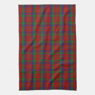 Scottish Clan Robertson Tartan Plaid Tea Towel