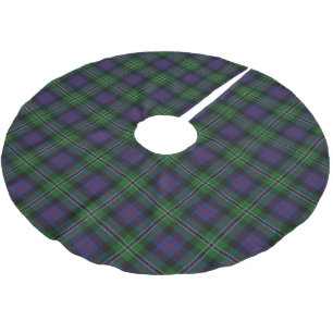 Scottish Clan Rose Hunting Tartan Brushed Polyester Tree Skirt
