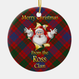 Scottish Clan Ross Christmas Ornament