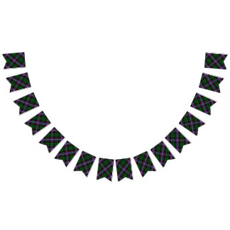 Scottish Clan Russell Tartan Bunting