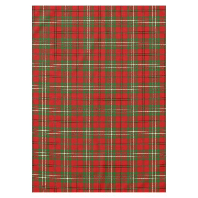 Scottish Clan Scott Tartan Plaid Tablecloth (Front)