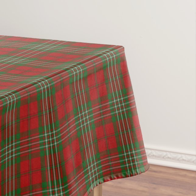 Scottish Clan Scott Tartan Tablecloth (In Situ)