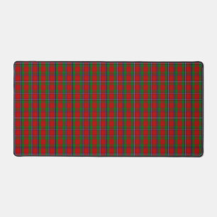 Scottish Clan Sinclair Tartan Plaid Desk Mat