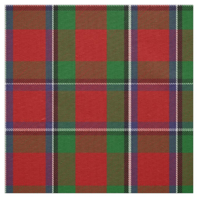 Scottish Clan Sinclair Tartan Plaid Fabric (Swatch)