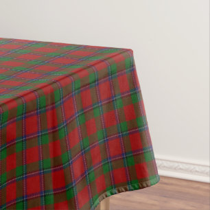 Scottish Clan Sinclair Tartan Tablecloth