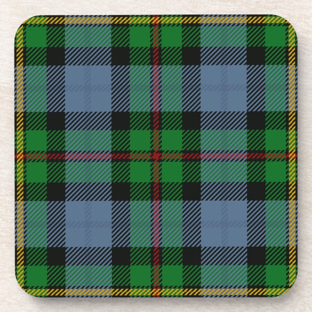 Scottish Clan Smith Tartan Plaid Coaster (Front)