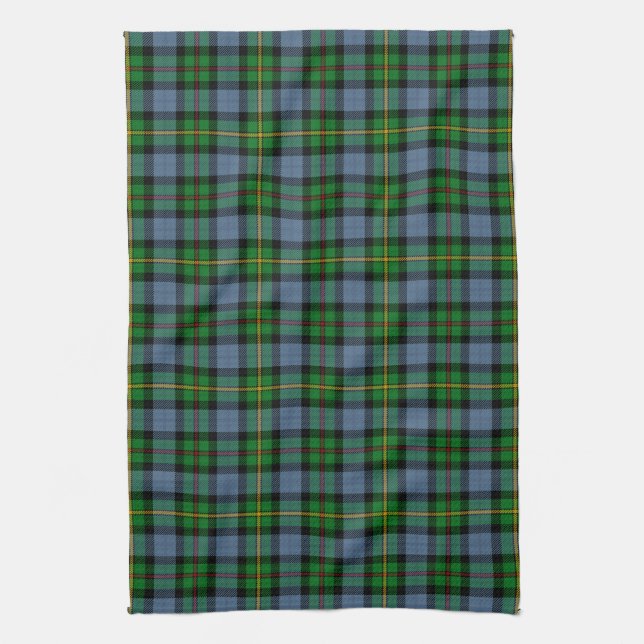 Scottish Clan Smith Tartan Plaid Tea Towel (Vertical)