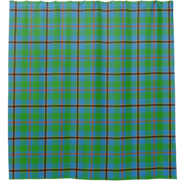 Scottish Clan Snodgrass Tartan Plaid Shower Curtain (Front)