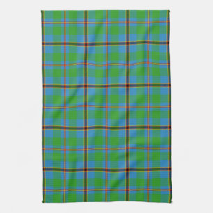 Scottish Clan Snodgrass Tartan Plaid Tea Towel