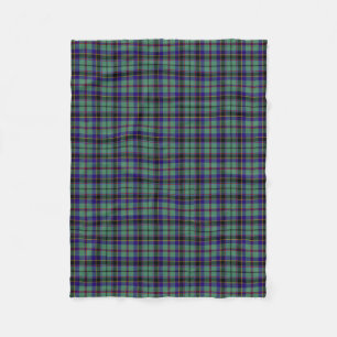 Scottish Clan Stevenson Tartan Plaid Fleece Blanket