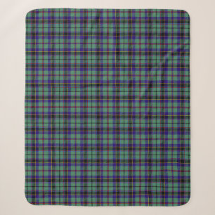 Scottish Clan Stevenson Tartan Plaid Sherpa Blanket