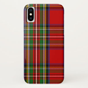 Scottish Clan Stewart Tartan Plaid iPhone X Case
