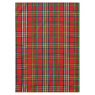 Scottish Clan Stewart Tartan Plaid Tablecloth