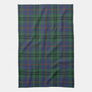 Scottish Clan Walker Tartan Plaid Tea Towel