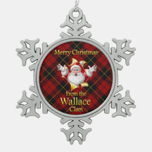 Scottish Clan Wallace Christmas Ornament