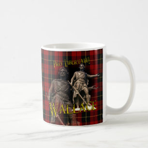 Scottish Clan Wallace Tartan Coffee Mug