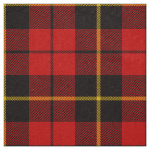 Scottish Clan Wallace Tartan Plaid Fabric