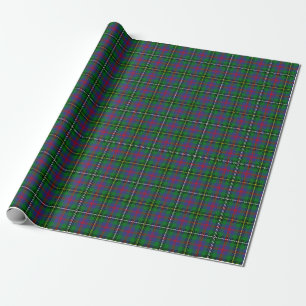 Scottish Clan Wood Tartan Plaid Wrapping Paper