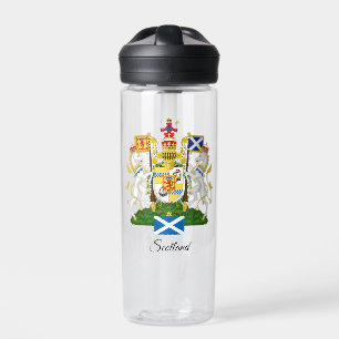 Scottish Coat of Arms, Flag, Rampant, Scotland Water Bottle