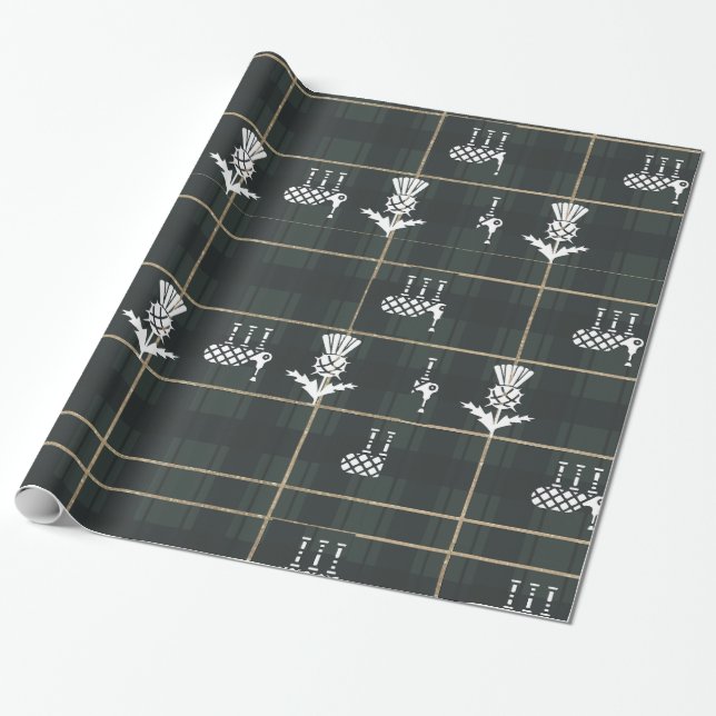 Scottish Collection 3 Wrapping Paper (Unrolled)