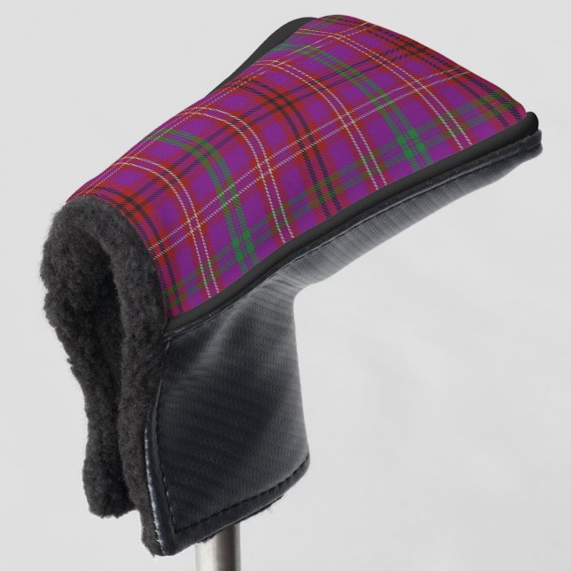 Scottish Colors Clan McCall - Caithness Tartan Golf Head Cover (3/4 Front)